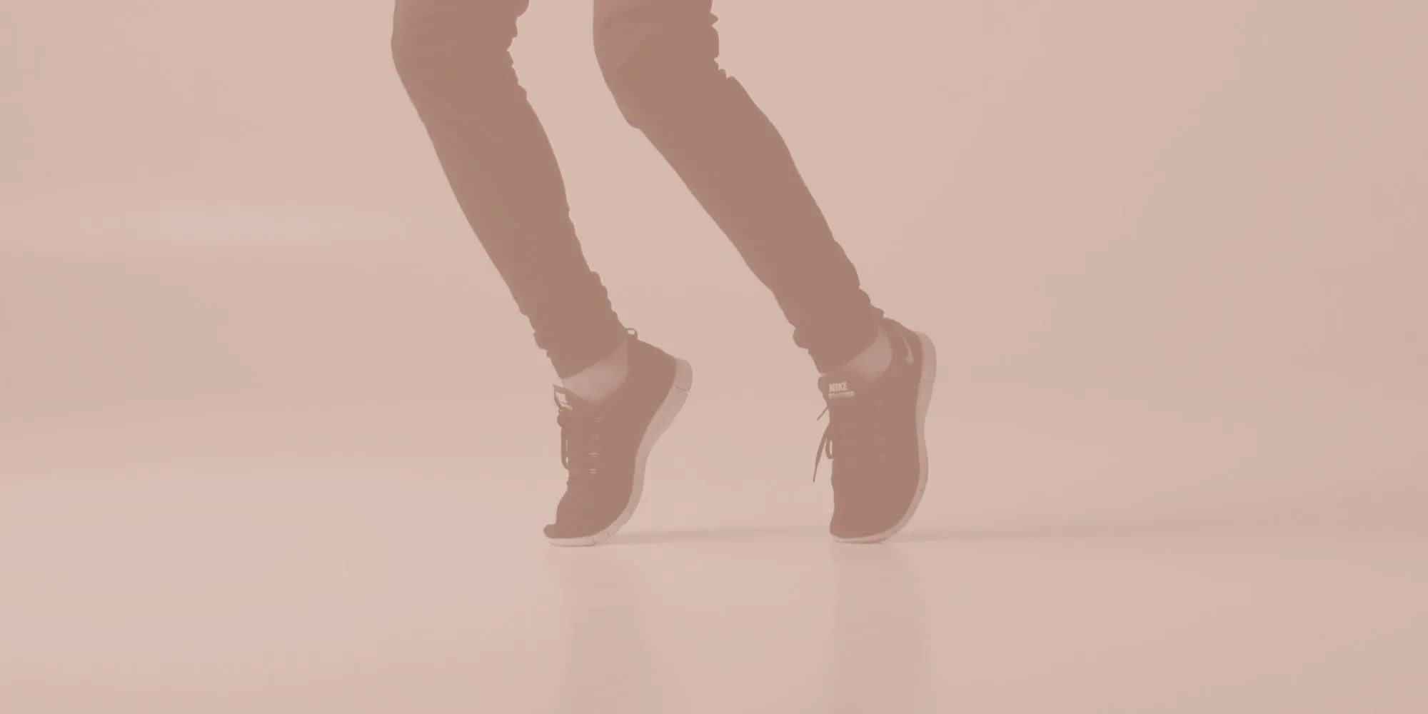 Child walking on tiptoes